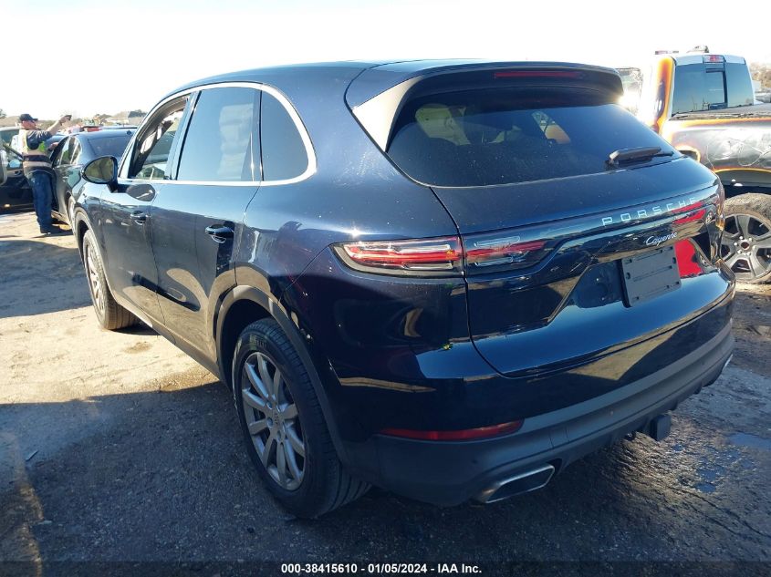 2020 PORSCHE CAYENNE - WP1AA2AY6LDA05474