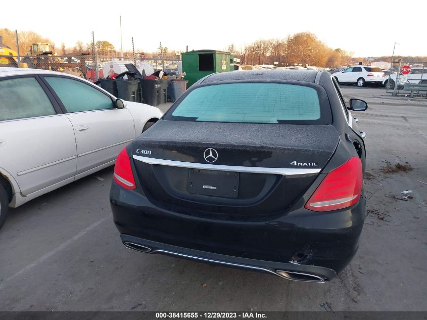 2015 MERCEDES-BENZ C 300 4MATIC - 55SWF4KB6FU085618