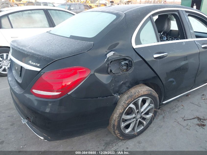 2015 MERCEDES-BENZ C 300 4MATIC - 55SWF4KB6FU085618