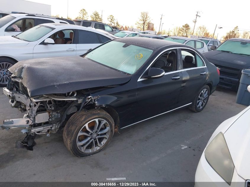 2015 MERCEDES-BENZ C 300 4MATIC - 55SWF4KB6FU085618