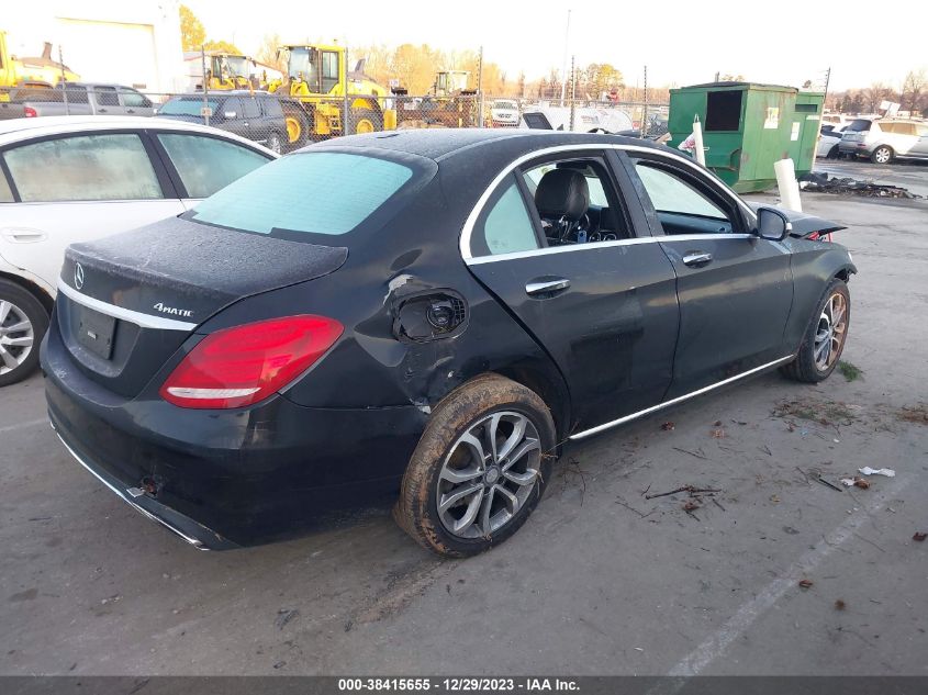 2015 MERCEDES-BENZ C 300 4MATIC - 55SWF4KB6FU085618