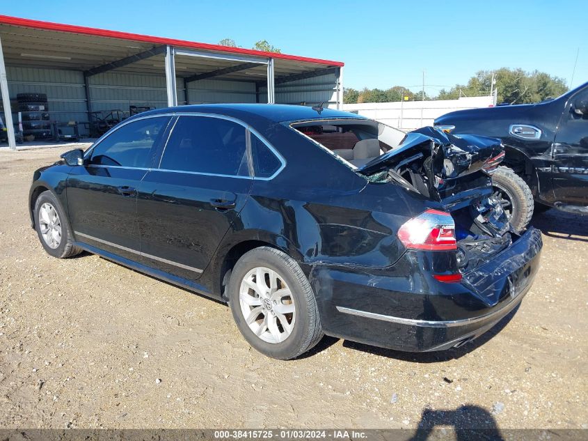 2016 VOLKSWAGEN PASSAT 1.8T S - 1VWAT7A37GC054849