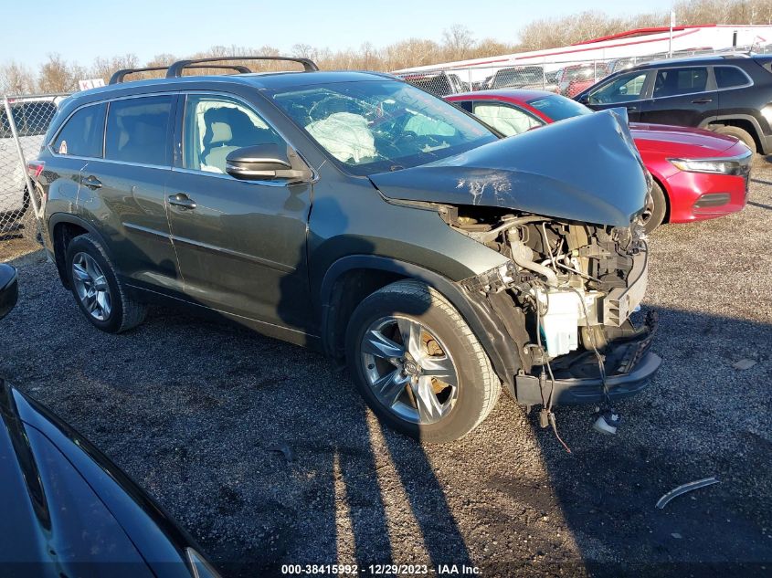 2014 TOYOTA HIGHLANDER LIMITED/LTD PLATNUM - 5TDDKRFH7ES006217