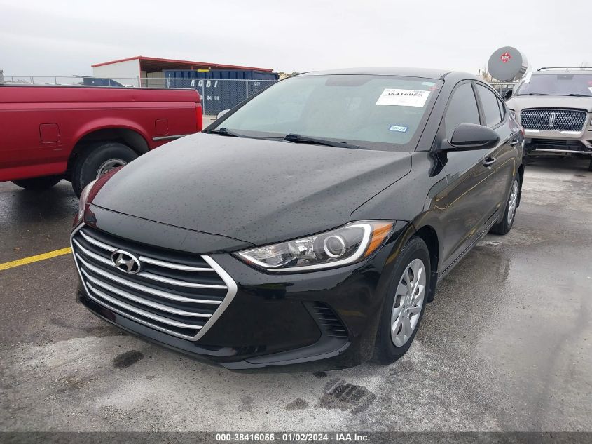 2017 HYUNDAI ELANTRA SE - KMHD74LFXHU359716