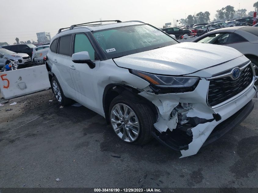 5TDYARAH6PS519408 TOYOTA HIGHLANDER HYBRID LIMITED/HYBRID PLA 2023