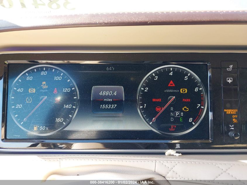 2015 MERCEDES-BENZ S 550 WDDUG8CB4FA144846