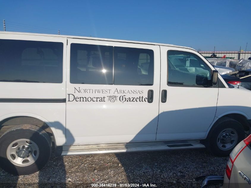 2014 CHEVROLET EXPRESS 3500 LT 1GAZGYFG3E1196435
