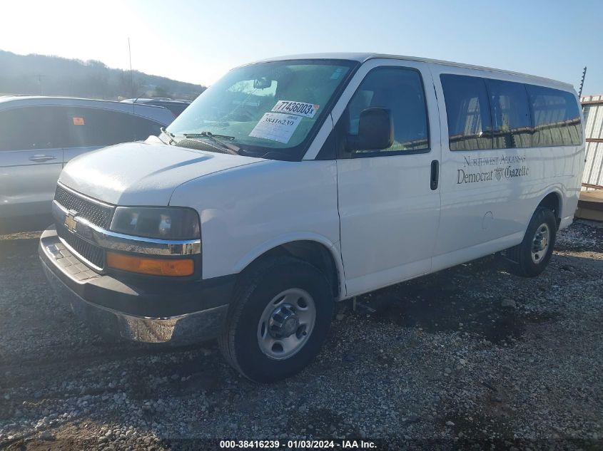 2014 CHEVROLET EXPRESS 3500 LT 1GAZGYFG3E1196435