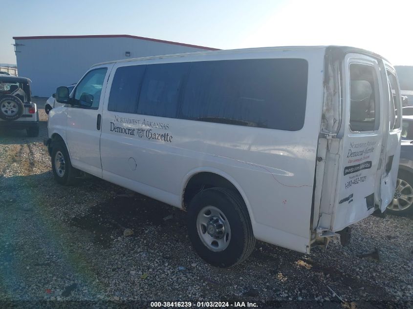 2014 CHEVROLET EXPRESS 3500 LT 1GAZGYFG3E1196435