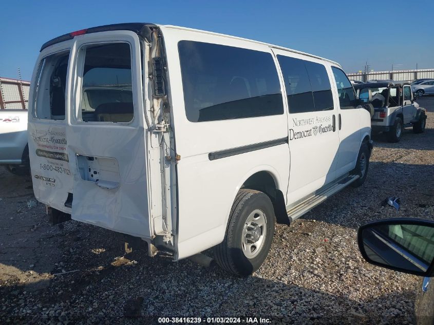 2014 CHEVROLET EXPRESS 3500 LT 1GAZGYFG3E1196435
