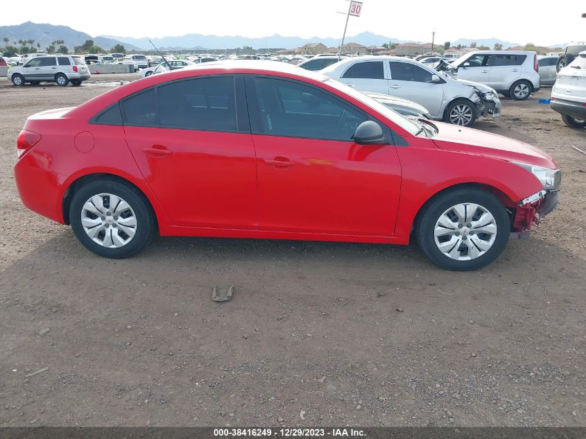 2014 CHEVROLET CRUZE LS AUTO - 1G1PA5SH0E7331986