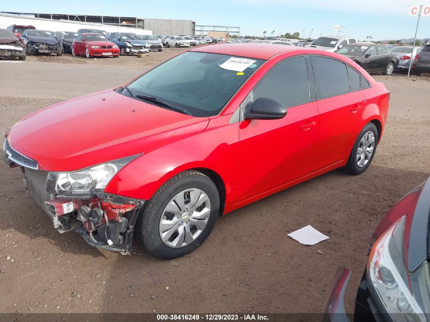 2014 CHEVROLET CRUZE LS AUTO - 1G1PA5SH0E7331986
