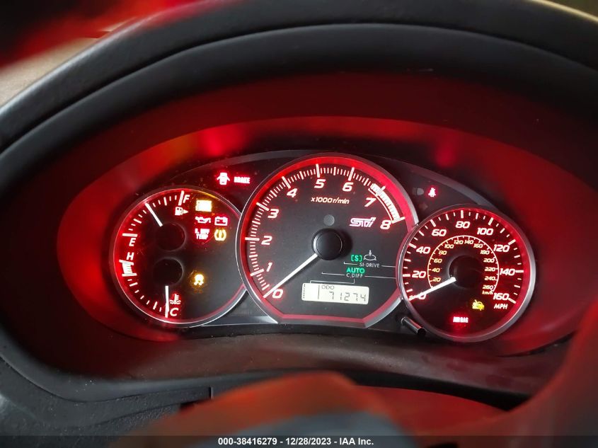2013 SUBARU IMPREZA WRX STI JF1GV8J61DL010063