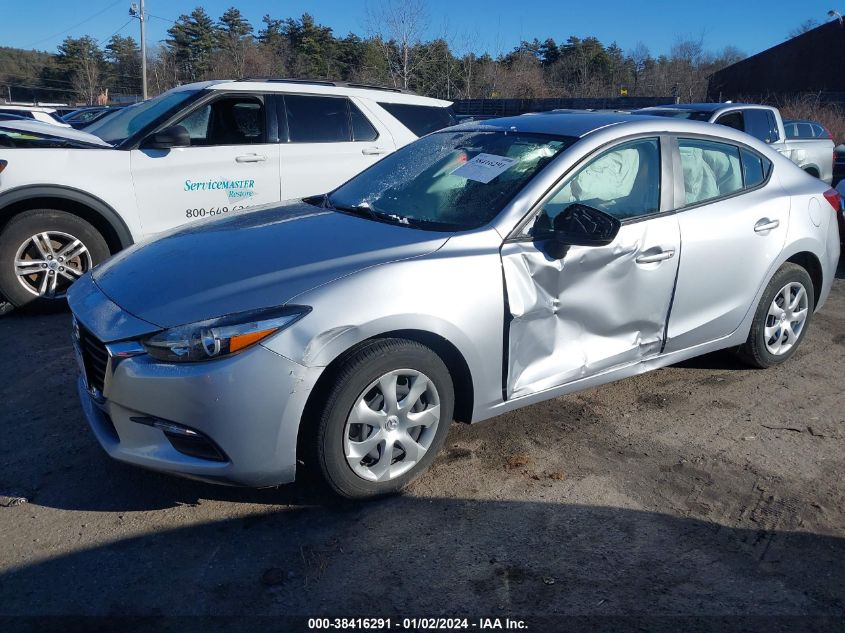 2017 MAZDA MAZDA3 4-DOOR SPORT - 3MZBN1U75HM108000