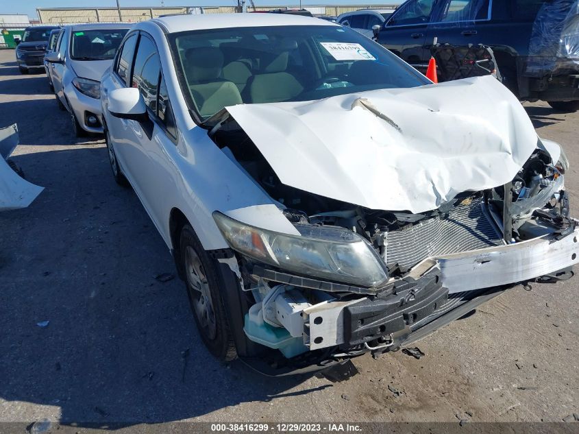 2013 HONDA CIVIC LX - 2HGFB2F54DH596221