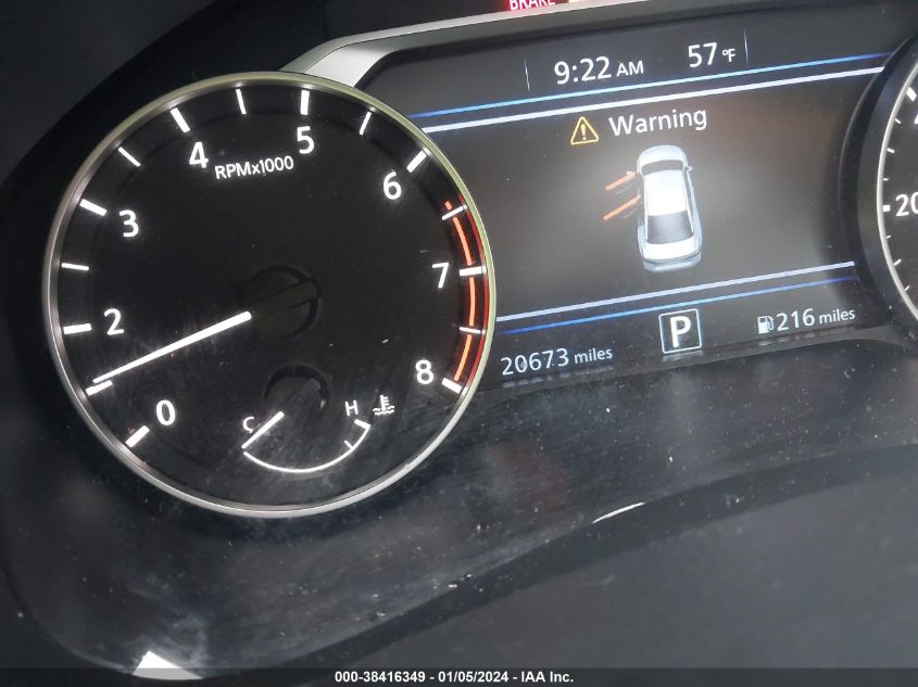 2022 NISSAN ALTIMA SR FWD - 1N4BL4CV5NN406824