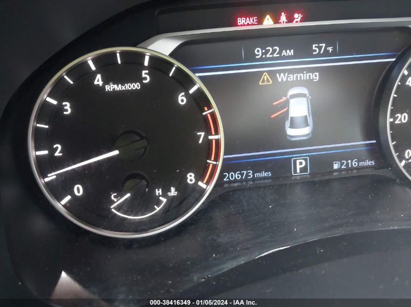 2022 NISSAN ALTIMA SR FWD - 1N4BL4CV5NN406824