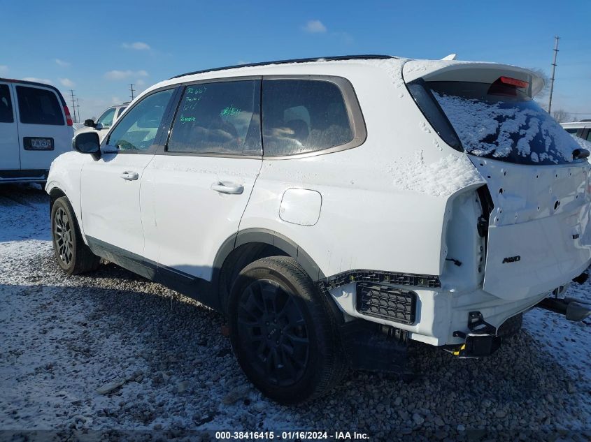 2022 KIA TELLURIDE EX - 5XYP3DHC7NG291500
