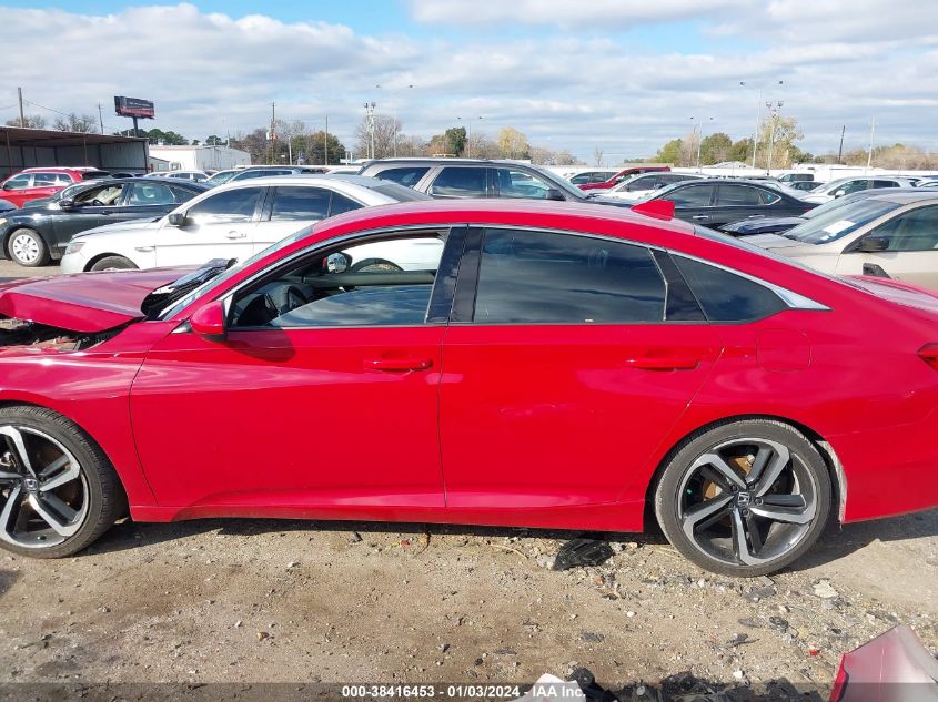 2019 HONDA ACCORD SPORT - 1HGCV1F39KA122876