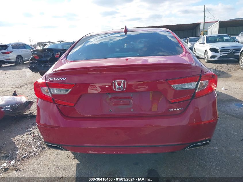 2019 HONDA ACCORD SPORT - 1HGCV1F39KA122876