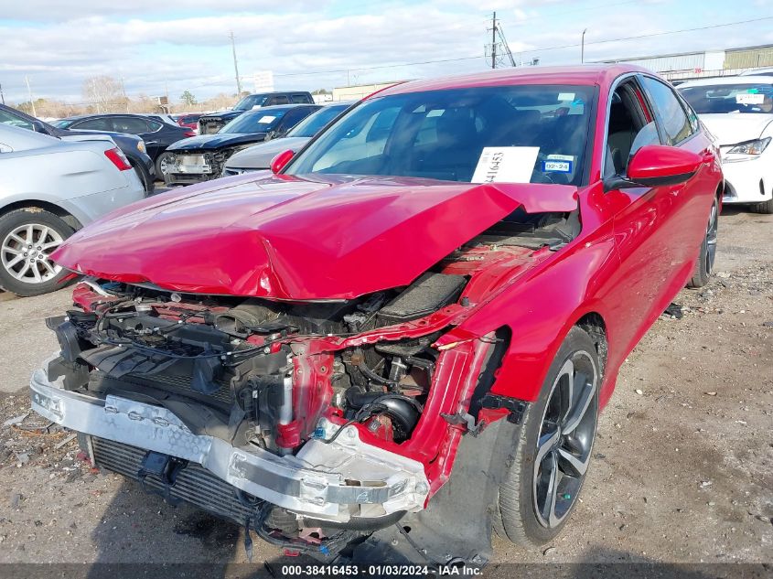 2019 HONDA ACCORD SPORT - 1HGCV1F39KA122876