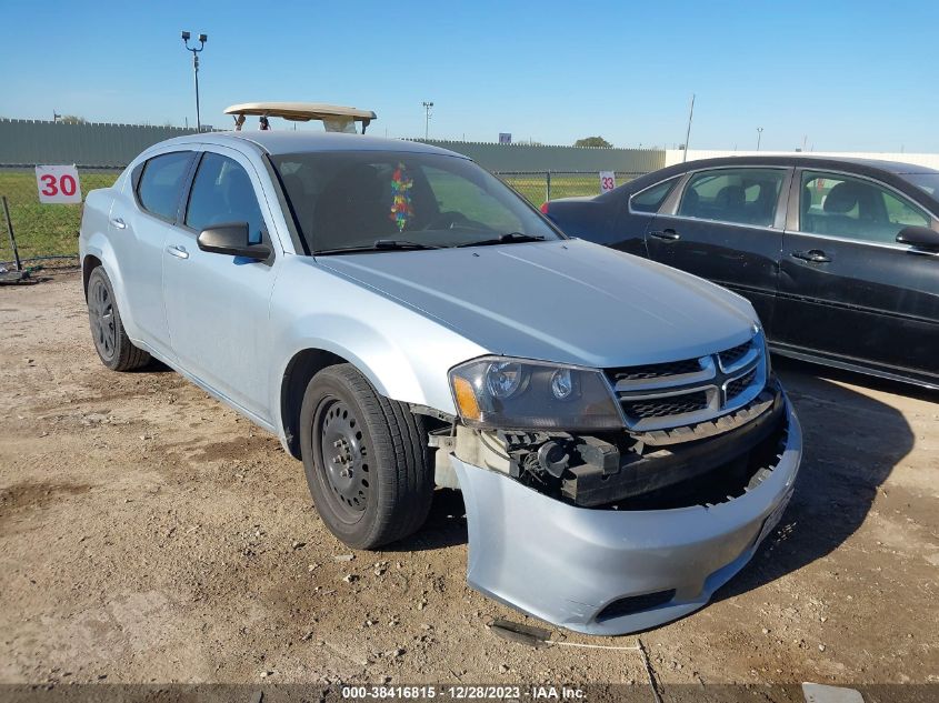 2013 DODGE AVENGER SE - 1C3CDZAB7DN684340
