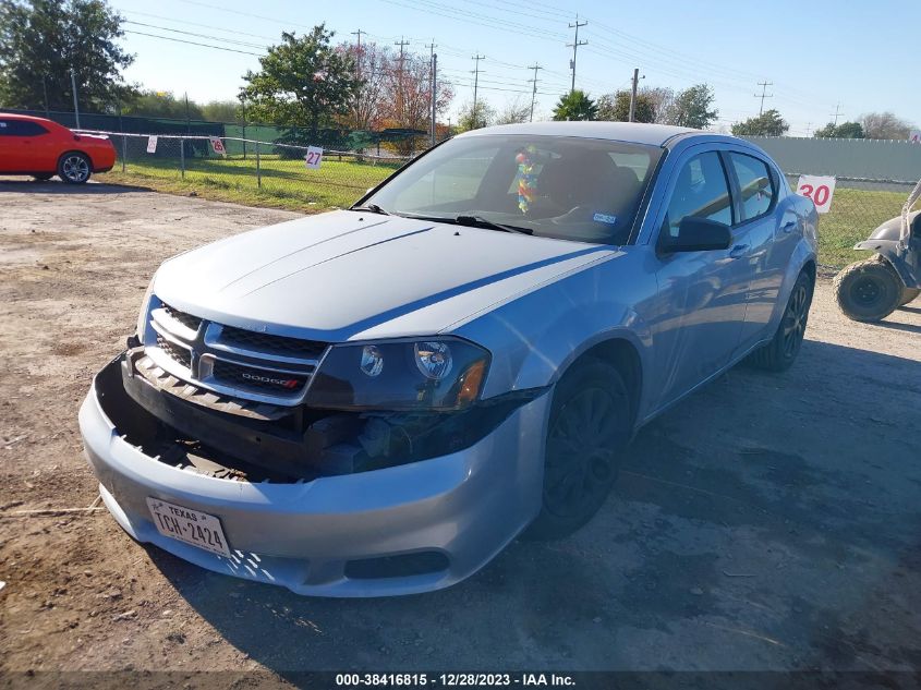 2013 DODGE AVENGER SE - 1C3CDZAB7DN684340
