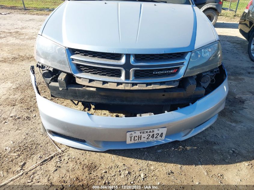 2013 DODGE AVENGER SE - 1C3CDZAB7DN684340