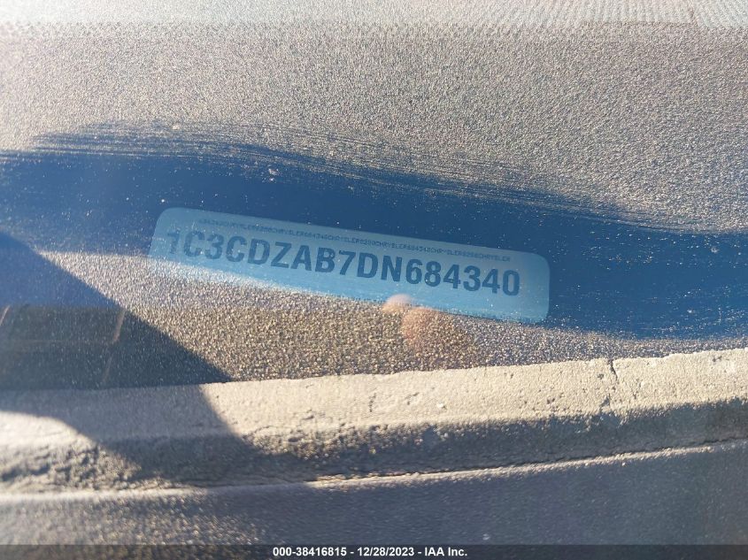 2013 DODGE AVENGER SE - 1C3CDZAB7DN684340