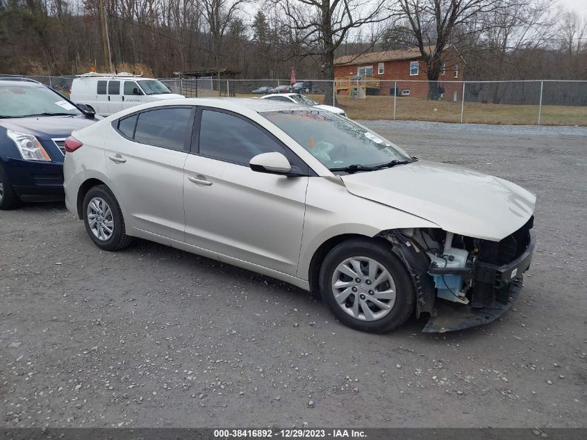 2018 HYUNDAI ELANTRA SE - KMHD74LF5JU580579