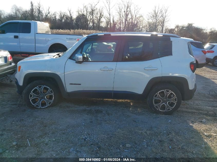 2016 JEEP RENEGADE LIMITED - ZACCJBDT3GPE12394