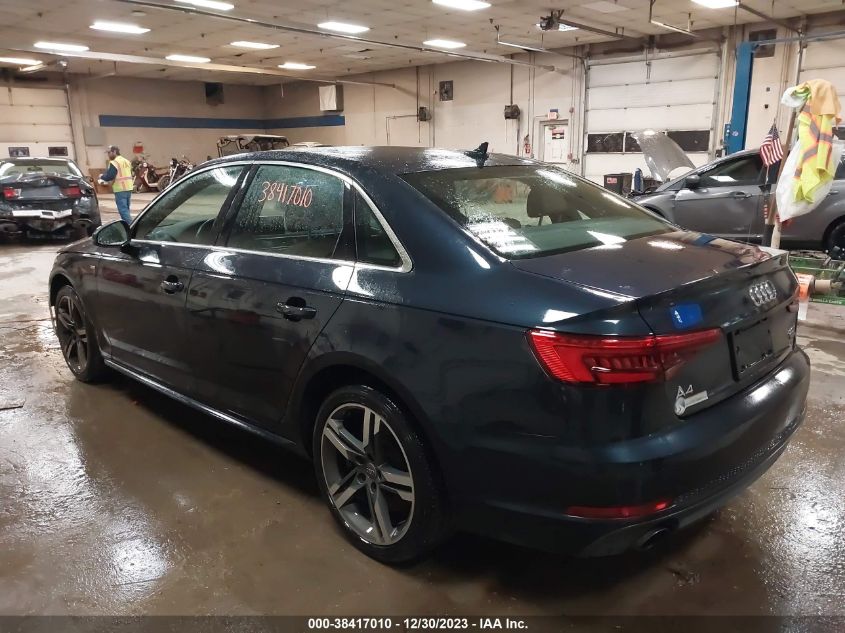 2017 AUDI A4 2.0T PREMIUM - WAUENAF42HN033245
