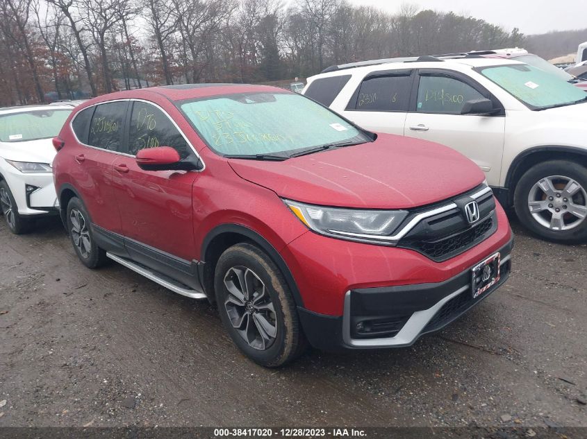 2021 HONDA CR-V AWD EX-L - 2HKRW2H87MH637309