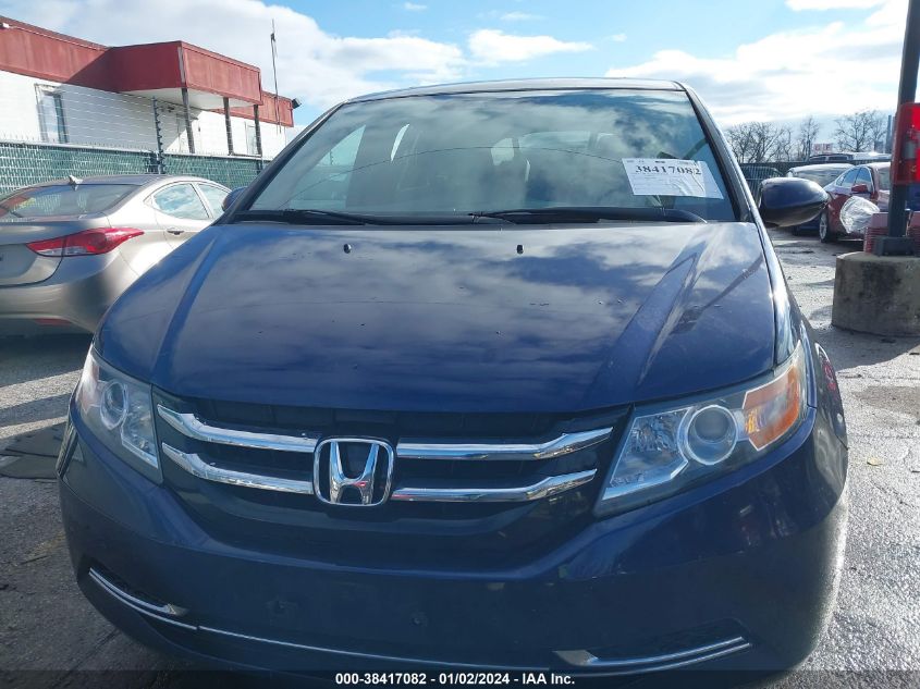 2017 HONDA ODYSSEY EXL - 5FNRL5H64HB021354