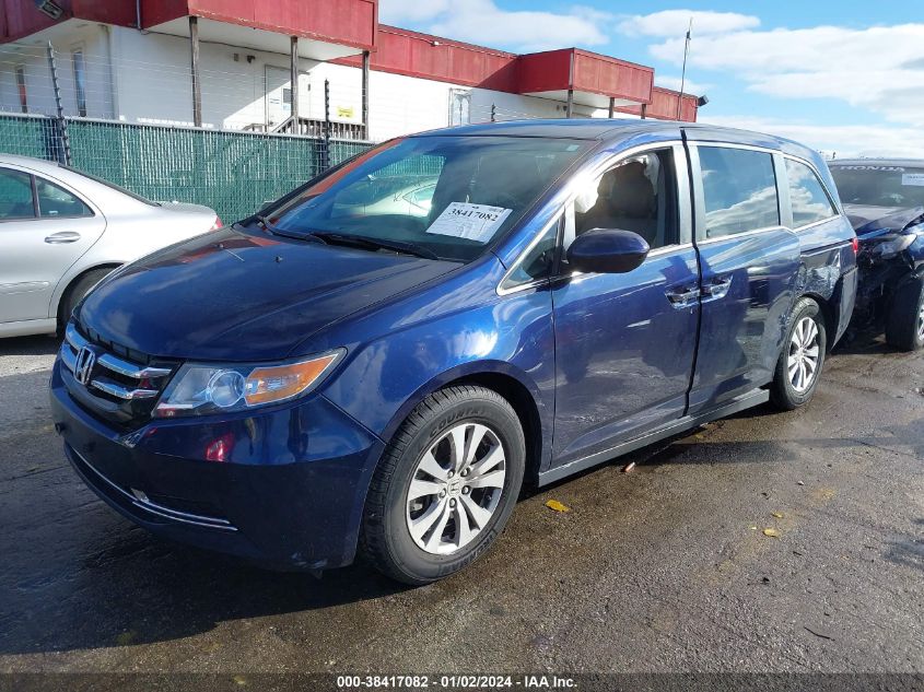 2017 HONDA ODYSSEY EXL - 5FNRL5H64HB021354