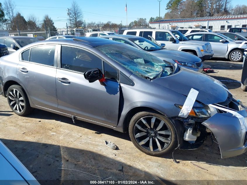 2014 HONDA CIVIC EXL - 19XFB2F97EE221499
