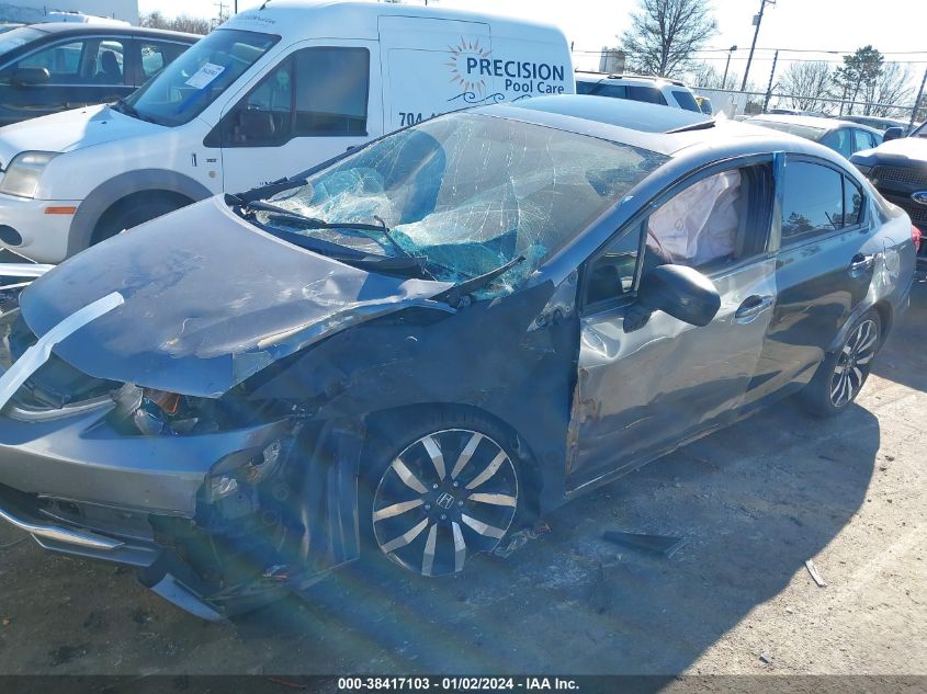 2014 HONDA CIVIC EXL - 19XFB2F97EE221499