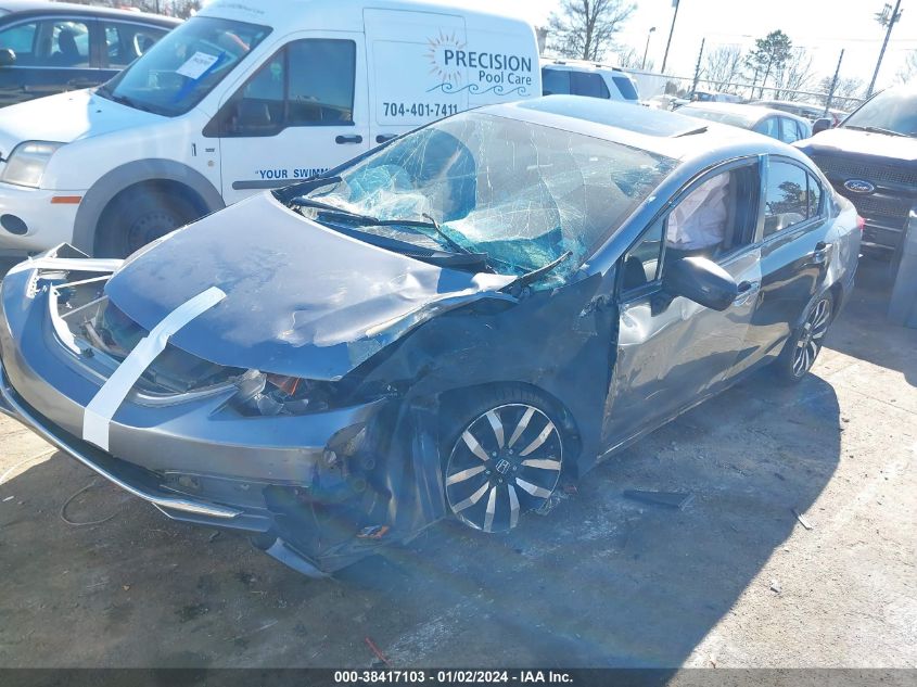 2014 HONDA CIVIC EXL - 19XFB2F97EE221499