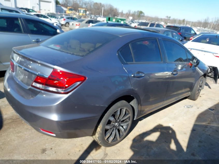 2014 HONDA CIVIC EXL - 19XFB2F97EE221499