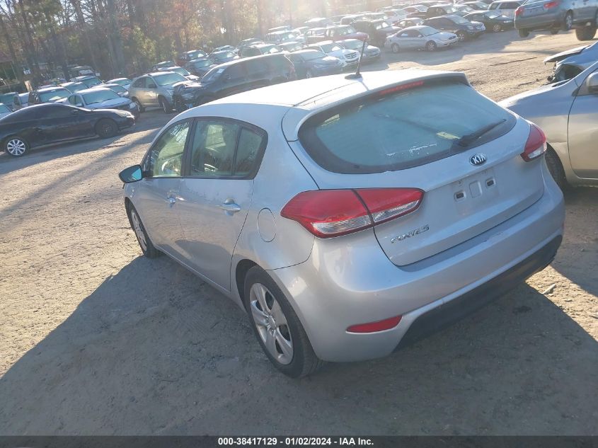 2016 KIA FORTE LX - KNAFK5A8XG5637283