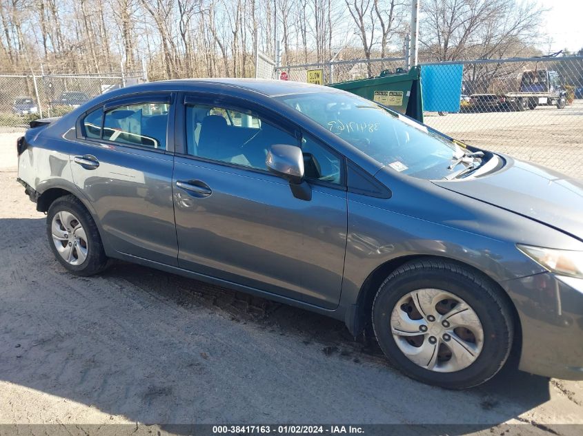 2013 HONDA CIVIC LX - 19XFB2F55DE021698