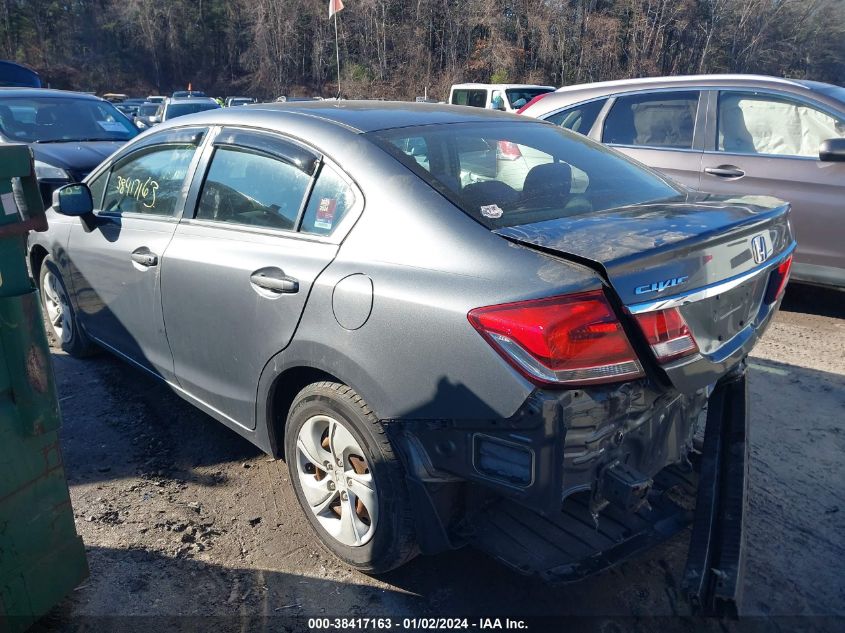 2013 HONDA CIVIC LX - 19XFB2F55DE021698