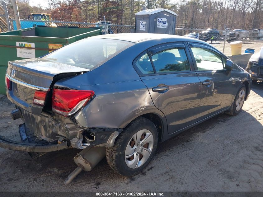 2013 HONDA CIVIC LX - 19XFB2F55DE021698