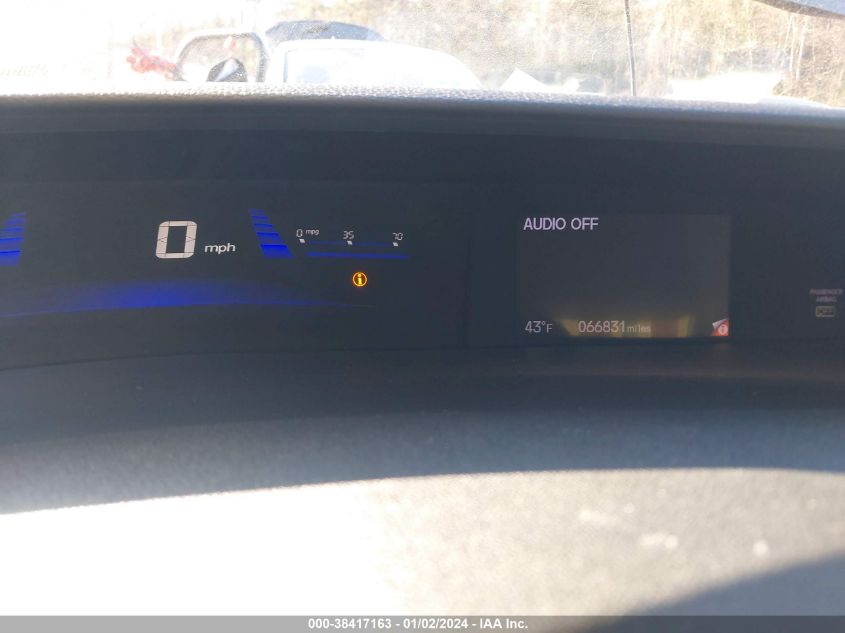 2013 HONDA CIVIC LX - 19XFB2F55DE021698