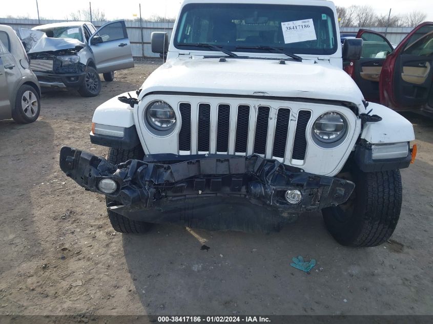 2022 JEEP WRANGLER UNLIMITED SAHARA - 1C4HJXEG8NW244787