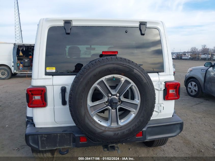 2022 JEEP WRANGLER UNLIMITED SAHARA - 1C4HJXEG8NW244787