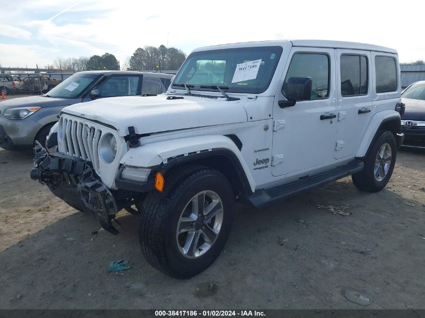 2022 JEEP WRANGLER UNLIMITED SAHARA - 1C4HJXEG8NW244787