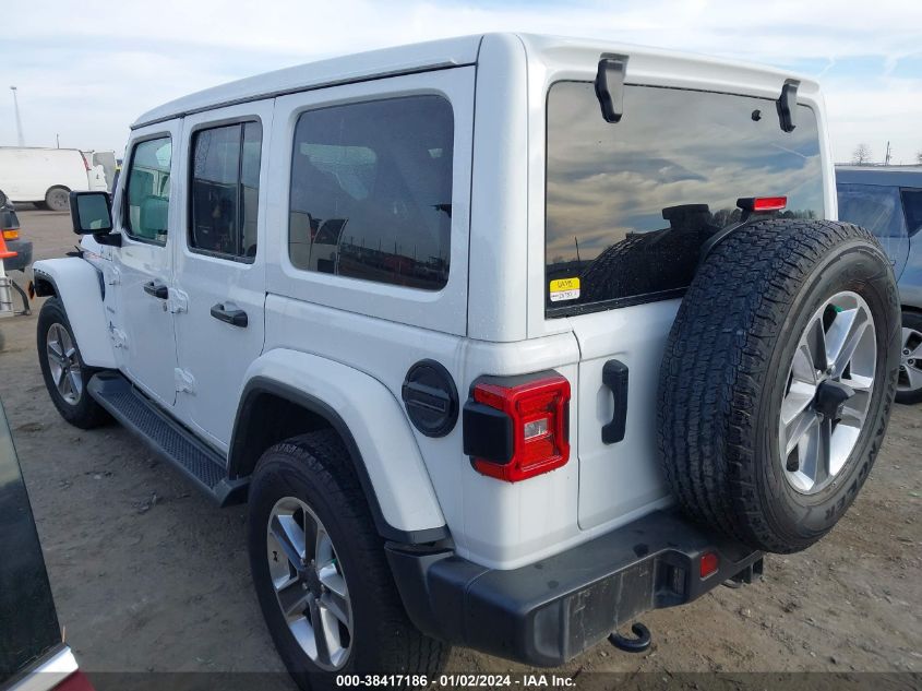 2022 JEEP WRANGLER UNLIMITED SAHARA - 1C4HJXEG8NW244787