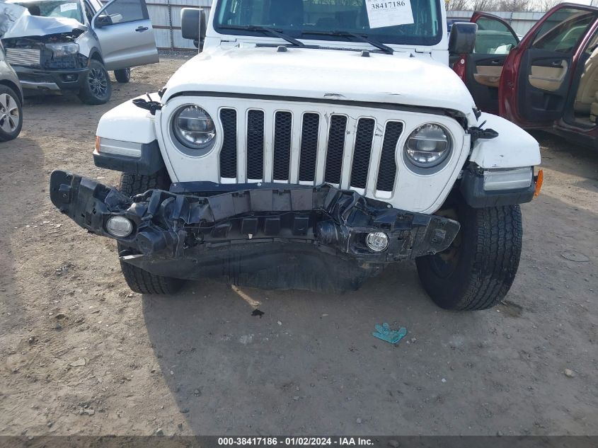 2022 JEEP WRANGLER UNLIMITED SAHARA - 1C4HJXEG8NW244787