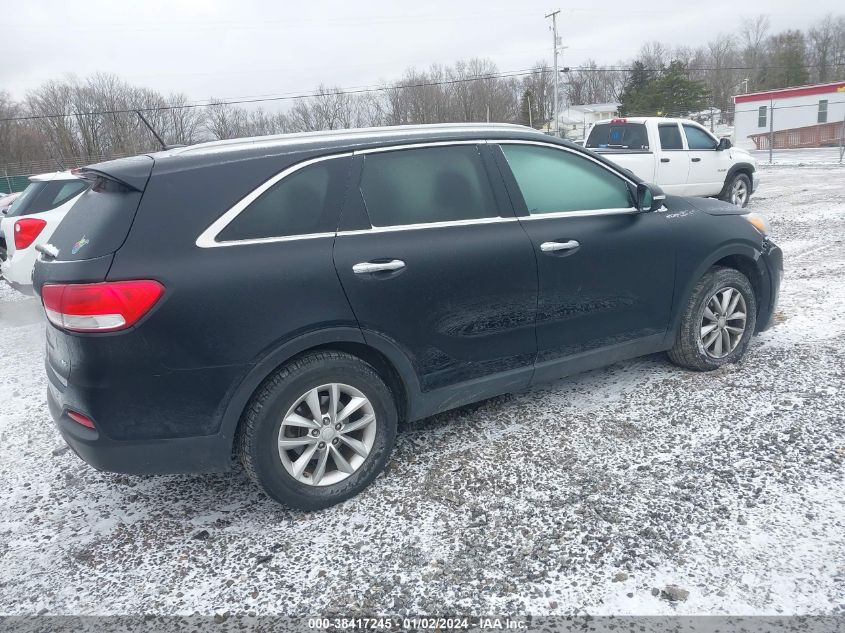 2017 KIA SORENTO 3.3L LX - 5XYPG4A58HG329062